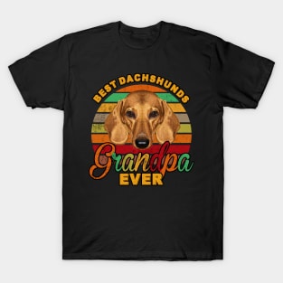 Best Dachshunds Grandpa Ever T-Shirt